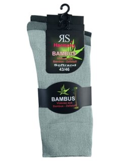 Unisexstrømpe - Bambus - Sølvfarver - 3-PAK